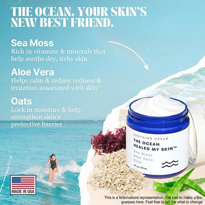 The Ocean Healed My Skin Sea Moss & Aloe Vera