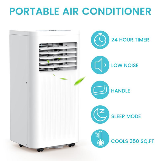Velinor SummerVibes Portable Air Conditioner — 8,000–10,000 BTU | Cools up to 350 Sq. Ft.